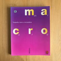 Tipografía; Macro Y Microestética segunda mano  Colombia 