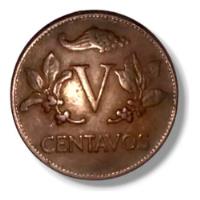 1 Moneda Colombiana De V Centavos. Año 1969 segunda mano  Colombia 