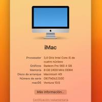 Diseñadores iMac 21,5p Core I5 8gb Ram 4video 1tb Ssd Fusion segunda mano  Colombia 