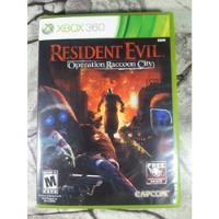 Juego Resident Evil Operacion Raccoon City Xbox 360 Usado segunda mano  Colombia 