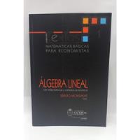 Libro Matematicas Basicas Para Economistas Algebra Lineal segunda mano  Colombia 