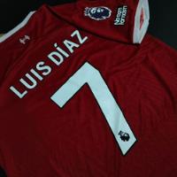 Usado, Camiseta Luis Diaz Premier Liverpool segunda mano  Colombia 