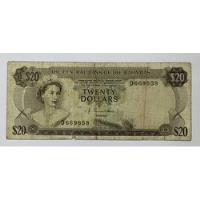 Billete 20 Dolares 1974 Bahamas Fine segunda mano  Colombia 