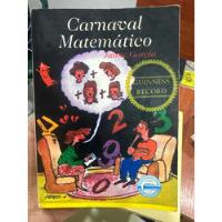 Carnaval Matemático - Jaime García - Libro Original segunda mano  Colombia 