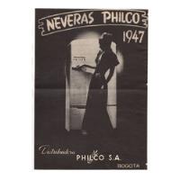 Neveras Philco Publicidad De 1947 segunda mano  Colombia 
