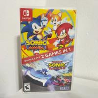 Sonic Mania + Sonic Racing 2 En 1 -  Nintendo Switch Físico, usado segunda mano  Colombia 