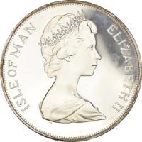 Moneda Elizabeth Ii Isle Of Man One Crown Jubilee 1952 1977, usado segunda mano  Colombia 