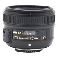 Lente Nikkor 50mm F/1.8g Af Automatico Para Cámaras Nikon, usado segunda mano  Colombia 