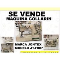 Maquina Collarin Marca Jontex Modelo Jt-f007 segunda mano  Colombia 