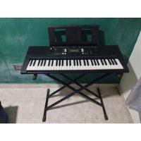 Piano Yamaha Psr E 343 Color Negro Con Reposador , usado segunda mano  Colombia 