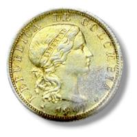 Moneda Colombiana De 10 Centavos. Año 1987 segunda mano  Colombia 