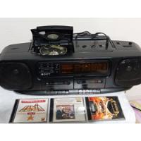 Radio Grabadora Bombox Sony Radio Auxiliar, usado segunda mano  Colombia 