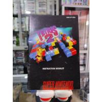 Usado, Manual Tetris 2 Super Nintendo  segunda mano  Colombia 