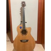 Usado, Guitarra Electroacústica Washburn Ag70ce Natural Brillante segunda mano  Colombia 