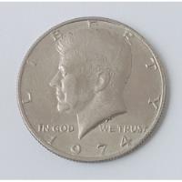 Moneda Kennedy Half Dólar 1974 Estados Unidos segunda mano  Colombia 