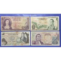 Colección 4 Billetes Colombianos Antiguos segunda mano  Colombia 