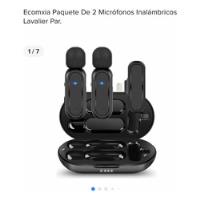 Usado, Ecomxia Paquete De 2 Micrófonos Inalámbricos Lavalier Par. segunda mano  Colombia 