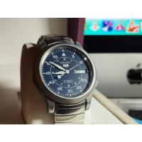 Reloj  Automatico Seiko Dial Azul Como Nuevo 2 Correas , usado segunda mano  Colombia 