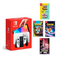 Nintendo Switch Oled + 4 Juegos + Case + Vidrio + 4 Joicons segunda mano  Colombia 