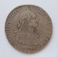 Moneda Bolivia Potosí 8 Reales 1793 Plata segunda mano  Colombia 