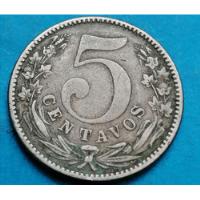 Usado, Colombia Moneda 5 Centavos 1886 Niquel. Barra Larga segunda mano  Colombia 