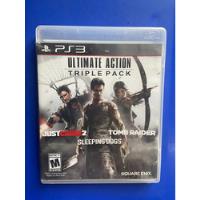 Ps3 Fisico Ultimate Action Triple Pack Just Cause2 , Sd Tomr, usado segunda mano  Colombia 