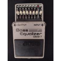 Pedal Boss Bass Equalizer Geb-7 , usado segunda mano  Colombia 