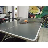 Mesa De Ping Pong Decathlon Small Plegable Con Sus Raquetas, usado segunda mano  Colombia 