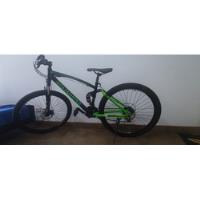 Bicicleta Doble Freno De Disco Y Amortiguador Negro/verde segunda mano  Colombia 