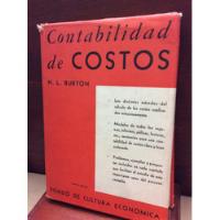 Contabilidad De Costos - N.l Burton segunda mano  Colombia 