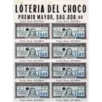 Usado, Billete De Lotería Del Chocó 1963 Completo segunda mano  Colombia 