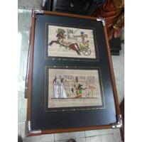 Cuadro Antiguo De Papiros Egipcio segunda mano  Colombia 