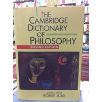 Diccionario De Filosofia De Cambridge. En Ingles segunda mano  Colombia 