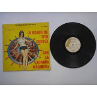 Lp Vinilo Tito Cortes Con La Sonora Marinera Lo Mejor 1970, usado segunda mano  Colombia 
