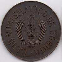 Medalla Club Numismático De Bogotá 1965, usado segunda mano  Colombia 
