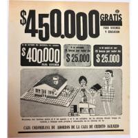 Caja Colombiana De Ahorros Antiguo Aviso Publicitario 1966, usado segunda mano  Colombia 