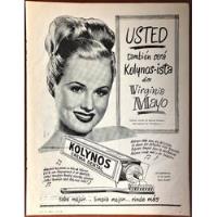 Usado, Kolynos Crema Dental Antiguo Aviso Publicitario De 1949 segunda mano  Colombia 