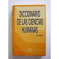 Feliciano Blazquez - Diccionario De Las Ciencias Humanas  segunda mano  Colombia 