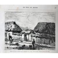 Grabado Portón De Una Casa En Túquerres Nariño Siglo 19 segunda mano  Colombia 