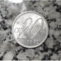 Moneda Brasil De 1965 De 20 Cruzeiros Con Mapa  segunda mano  Colombia 