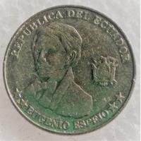 Moneda De Ecuador 10 Centavos Año 2000 Eugenio Espejo segunda mano  Colombia 