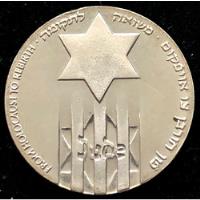Israel Medalla Reunión Sobrevivientes Holocausto 1981 Plata segunda mano  Colombia 